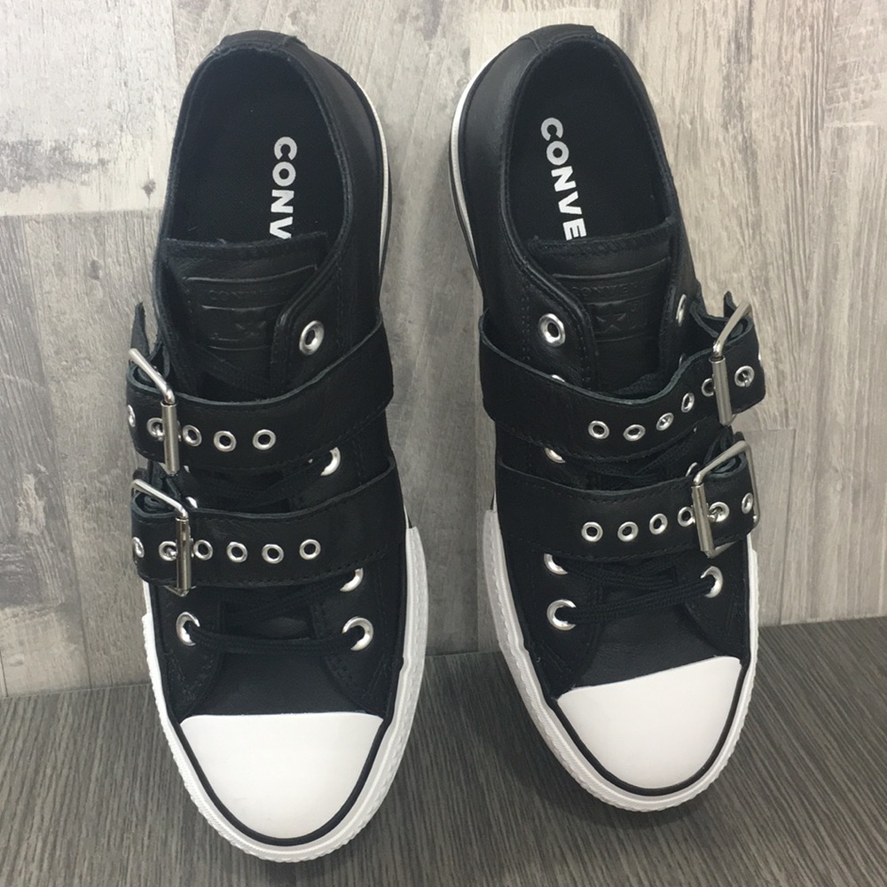 Converse CTAS BUCKLE OX black/black/white - Picture 3 of 8